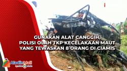 Gunakan Alat Canggih, Polisi Olah TKP Kecelakaan Maut yang Tewaskan 8 Orang di Ciamis