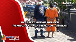 Polisi Tangkap Pelaku Pembuat Ganja Menjadi Cokelat di Bali