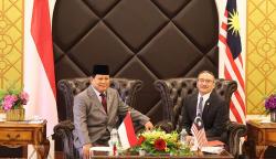 Prabowo dan Menhan Malaysia Tandatangani Kerja Sama Pertahanan RI - Malaysia