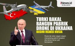 Infografis Turki Bakal Bangun Pabrik Drone di Ukraina, Rusia Bereaksi