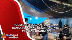 Video Polisi Gerebek Lokasi Judi Dadu dan Sabung Ayam di Barito Utara, 19 Orang Ditangkap