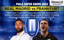 Infografis Prediksi Real Madrid Vs Eintracht Frankfurt di Piala Super Eropa 2022