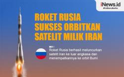 Infografis Roket Rusia Sukses Orbitkan Satelit Iran