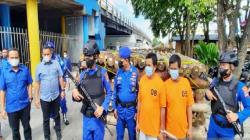 Kasus Perambahan Hutan, Polda Kalsel Sita 394 Batang Kayu Bulat Ilegal di Atas Kapal