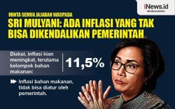 Infografis Sri Mulyani: Ada Inflasi yang Tak Bisa Dikendalikan Pemerintah