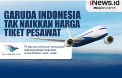 Infografis Garuda Indonesia Tak Naikkan Harga Tiket Pesawat