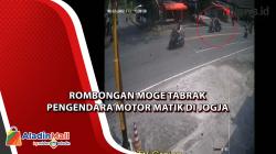  Rombongan Moge Tabrak Pengendara Motor Matik di Yogyakarta