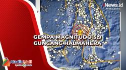 Gempa Magnitudo 5,9 Guncang Halmahera