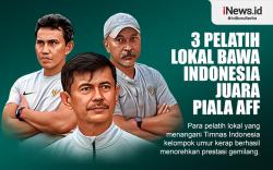 Infografis 3 Pelatih Lokal Bawa Indonesia Juara Piala AFF Kelompok Umur
