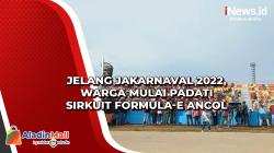 Jelang Jakarnaval 2022, Warga Mulai Padati Sirkuit Formula-E Ancol