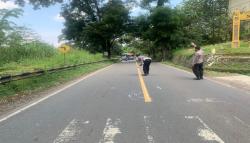 Pengendara Motor Dibiarkan Tewas Terkapar Usai Ditabrak Pikap di Cikembar Sukabumi<
