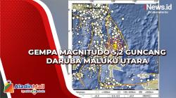 Gempa Magnitudo 5,2 Guncang Daruba Maluku Utara