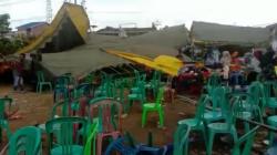 Tenda Event Pencarian Bakat Anak Merangin Porak-poranda Diterjang Angin Kencang 