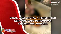 Viral, Aksi Brutal 4 Perempuan Keroyok Satu Perempuan di Sampang Madura