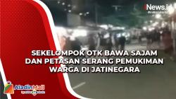 Sekelompok OTK Bawa Sajam dan Petasan Serang Pemukiman Warga di Jatinegara