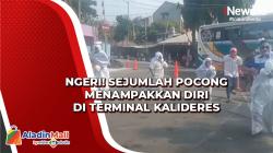 Ngeri! Sejumlah Pocong Menampakkan Diri di Terminal Kalideres, Ada Apa?