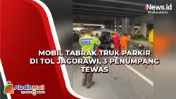 Sopir Ngantuk, Mobil Tabrak Truk Parkir di Tol Jagorawi, 3 Penumpang Tewas