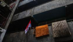 Bagi-Bagi 10.000 Bendera Merah Putih di Palembang