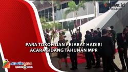 Para Tokoh dan Pejabat Hadiri Acara Sidang Tahunan MPR
