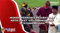 Momen Prabowo, Pejabat dan Artis Joget 'Ojo Dibandingke' di Istana Negara