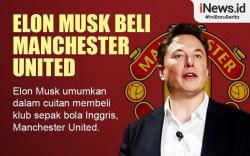 Infografis Elon Musk Beli Manchester United
