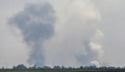 Belasan Drone Ukraina Bombardir Krimea, Gudang Amunisi Rusia Hancur