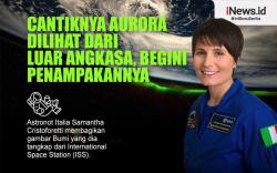 Infografis: Cantiknya Aurora Dilihat dari Luar Angkasa, Begini Penampakannya 