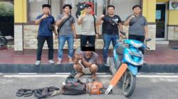 Polisi Tangkap Pembegal Pasangan Remaja di Pantai Penyak Bangka Tengah