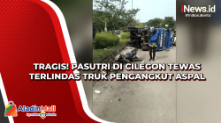 Tragis! Pasutri di Cilegon Tewas Terlindas Truk Pengangkut Aspal