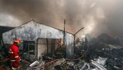 Pabrik Aluminium Foil Ludes Terbakar di Bogor