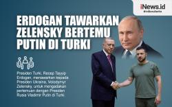 Infografis Erdogan Tawarkan Zelensky Bertemu Putin di Turki