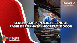 Keren! Kakek Penjual Cendol Fasih Berbahasa Inggris di Bogor