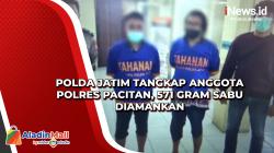 Polda Jatim Tangkap Anggota Polres Pacitan, 571 Gram Sabu Diamankan