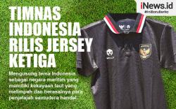 Infografis Timnas Indonesia Rilis Jersey Baru Bertema Lautan