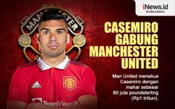 Infografis Casemiro Resmi Gabung Manchester United