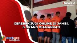 Gerebek Judi Online di Jambi, 8 Orang Diamankan