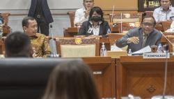 Foto Mahfud MD Datangi DPR Bahas Penembakan Brigadir J oleh Ferdy Sambo