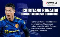 Infografis Cristiano Ronaldo Didekati Borussia Dortmund