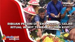 Ribuan Petani di Temanggung Gelar Ritual Wiwit Tembakau dan Kopi