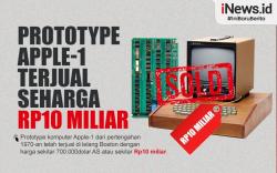 Infografis: Dilelang, Prototype Apple-1 Terjual Seharga Rp10 Miliar