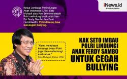 Infografis Kak Seto Minta Polri Lindungi Anak Ferdy Sambo