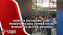 Merasa Dicurangi Juri, Peserta Acara Lomba Kicau Burung di Blitar Ngamuk