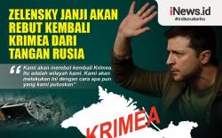 Infografis Zelensky Janji Rebut Kembali Krimea