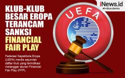 Infografis 10 Klub Eropa Terancam Sanksi Financial Fair Play