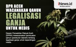 Infografis DPR Aceh Wacanakan Qanun Legalisasi Ganja untuk Medis