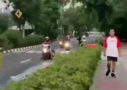 Viral Polisi Tidur Mirip Zebra Cross di Sunter, Sejumlah Pemotor Jatuh