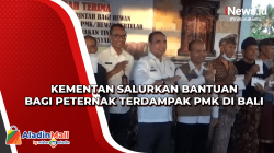 Kementan Salurkan Bantuan bagi Peternak Terdampak PMK di Bali