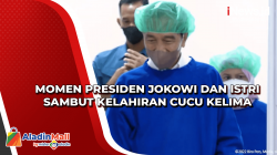 Momen Presiden Jokowi dan Istri Sambut Kelahiran Cucu Kelima