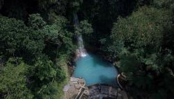 Belum Banyak Wisatawan, Begini Foto dari Udara Air Terjun Koleangkak Subang<