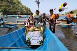 Sat Pol PP DIY Gelar Upacara 1 Dasawarsa Keistimewaan di Lepas Pantai Baron